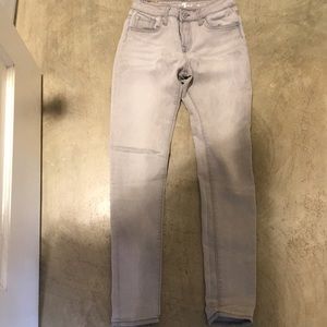 Skinny grey seven for all man kind jeans